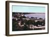 View from Malabar Hill, Bombay, India, Early 20th Century-null-Framed Giclee Print