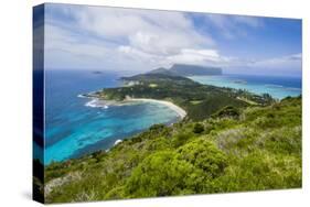 View from Malabar Hill over Lord Howe Island-Michael Runkel-Stretched Canvas