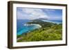 View from Malabar Hill over Lord Howe Island-Michael Runkel-Framed Photographic Print