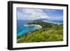 View from Malabar Hill over Lord Howe Island-Michael Runkel-Framed Photographic Print