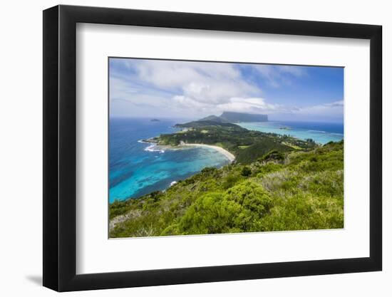 View from Malabar Hill over Lord Howe Island-Michael Runkel-Framed Photographic Print