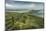 View from Mam Tor of fog in Hope Valley at sunrise, Castleton, Peak District National Park, Derbysh-Frank Fell-Mounted Photographic Print