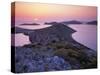 View from Mana Island at Sunset, Kornati National Park, Croatia, May 2009-Popp-Hackner-Stretched Canvas