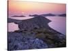 View from Mana Island at Sunset, Kornati National Park, Croatia, May 2009-Popp-Hackner-Stretched Canvas