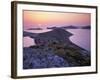 View from Mana Island at Sunset, Kornati National Park, Croatia, May 2009-Popp-Hackner-Framed Photographic Print