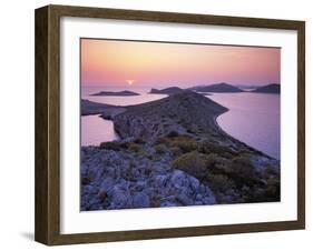 View from Mana Island at Sunset, Kornati National Park, Croatia, May 2009-Popp-Hackner-Framed Photographic Print
