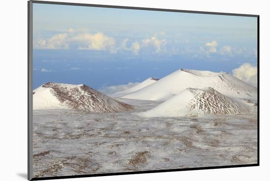 View from Maunakea Observatories (4200 meters), The summit of Maunakea on the Island of Hawaii-Stuart Westmorland-Mounted Photographic Print