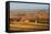 View from Michaelsberg Mountain over Autumn Vineyards to the Lowensteiner Berge Mountains-Markus-Framed Stretched Canvas