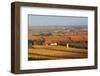 View from Michaelsberg Mountain over Autumn Vineyards to the Lowensteiner Berge Mountains-Markus-Framed Photographic Print