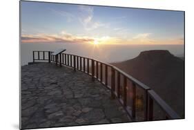 View from Mirador De Igualero over Barranco Del Erque to Table Mountain Fortaleza-Markus Lange-Mounted Photographic Print