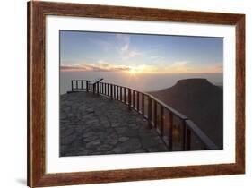 View from Mirador De Igualero over Barranco Del Erque to Table Mountain Fortaleza-Markus Lange-Framed Photographic Print