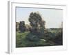 View from Moncel-Sur-Seine, circa 1868-Henri-Joseph Harpignies-Framed Giclee Print