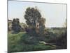 View from Moncel-Sur-Seine, circa 1868-Henri-Joseph Harpignies-Mounted Giclee Print