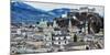 View from Monchsberg Hill towards old town, Salzburg, Austria, Europe-Hans-Peter Merten-Mounted Photographic Print