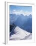 View from Mont Blanc Towards Grandes Jorasses, French Alpes, France-Upperhall Ltd-Framed Photographic Print