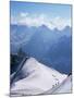 View from Mont Blanc Towards Grandes Jorasses, French Alpes, France-Upperhall Ltd-Mounted Photographic Print