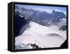 View from Mont Blanc Towards Grandes Jorasses, French Alps, France-Upperhall Ltd-Framed Stretched Canvas