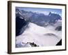 View from Mont Blanc Towards Grandes Jorasses, French Alps, France-Upperhall Ltd-Framed Photographic Print