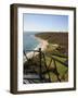 View from Montauk Point Lighthouse, Montauk, Long Island, New York State, USA-Robert Harding-Framed Photographic Print