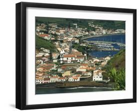 View from Monte De Guia of Horta, Faial, Azores, Portugal, Atlantic, Europe-Ken Gillham-Framed Photographic Print