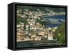 View from Monte De Guia of Horta, Faial, Azores, Portugal, Atlantic, Europe-Ken Gillham-Framed Stretched Canvas