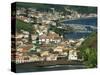 View from Monte De Guia of Horta, Faial, Azores, Portugal, Atlantic, Europe-Ken Gillham-Stretched Canvas