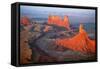 View from Monument Valley, Utah, 1995 (Photo)-Ira Block-Framed Stretched Canvas