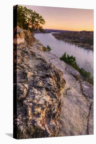 View from Mount Bonnell at Sunset-Vincent James-Stretched Canvas