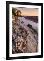 View from Mount Bonnell at Sunset-Vincent James-Framed Photographic Print