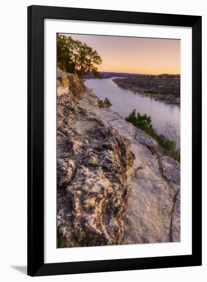 View from Mount Bonnell at Sunset-Vincent James-Framed Photographic Print