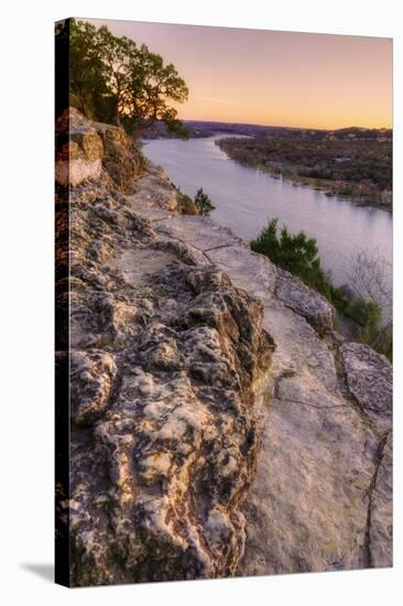 View from Mount Bonnell at Sunset-Vincent James-Stretched Canvas