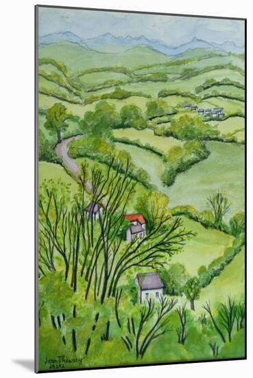 View from Mount Gargan, Limousin,France 2010-Joan Thewsey-Mounted Giclee Print