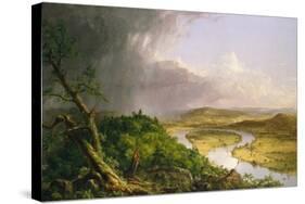 View from Mount Holyoke, Northampton, Massachusetts, after a Thunderstorm—The Oxbow, 1836-Thomas Cole-Stretched Canvas