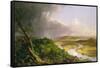 View from Mount Holyoke, Northampton, Massachusetts, after a Thunderstorm—The Oxbow, 1836-Thomas Cole-Framed Stretched Canvas