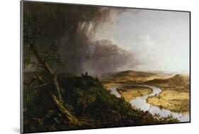 View from Mount Holyoke, Northampton, Massachusetts, after a Thunderstorm - The Oxbow-Thomas Cole-Mounted Giclee Print