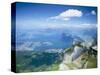 View from Mount Pilatus Over Lake Lucerne, Switzerland-Simon Harris-Stretched Canvas