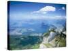 View from Mount Pilatus Over Lake Lucerne, Switzerland-Simon Harris-Stretched Canvas