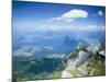 View from Mount Pilatus Over Lake Lucerne, Switzerland-Simon Harris-Mounted Photographic Print