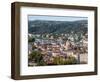 View from Mount Pipet on to the ancient town of Vienne, Isere, Auvergne-Rhone-Alpes, France, Europe-Jean Brooks-Framed Photographic Print