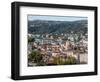 View from Mount Pipet on to the ancient town of Vienne, Isere, Auvergne-Rhone-Alpes, France, Europe-Jean Brooks-Framed Photographic Print