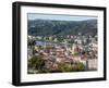 View from Mount Pipet on to the ancient town of Vienne, Isere, Auvergne-Rhone-Alpes, France, Europe-Jean Brooks-Framed Photographic Print