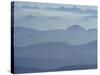 View from Mount Ventoux Looking Towards the Alps, Rhone Alpes, France, Europe-Charles Bowman-Stretched Canvas