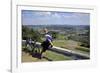 View from Mount Warsberg to Saarburg, Saar River, Rhineland-Palatinate, Germany, Europe-Hans-Peter Merten-Framed Photographic Print