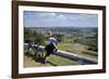 View from Mount Warsberg to Saarburg, Saar River, Rhineland-Palatinate, Germany, Europe-Hans-Peter Merten-Framed Photographic Print