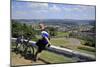 View from Mount Warsberg to Saarburg, Saar River, Rhineland-Palatinate, Germany, Europe-Hans-Peter Merten-Mounted Photographic Print