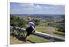 View from Mount Warsberg to Saarburg, Saar River, Rhineland-Palatinate, Germany, Europe-Hans-Peter Merten-Framed Photographic Print