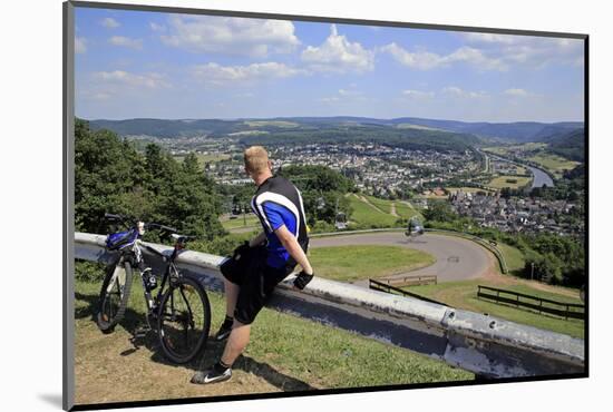 View from Mount Warsberg to Saarburg, Saar River, Rhineland-Palatinate, Germany, Europe-Hans-Peter Merten-Mounted Photographic Print