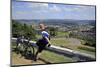 View from Mount Warsberg to Saarburg, Saar River, Rhineland-Palatinate, Germany, Europe-Hans-Peter Merten-Mounted Photographic Print