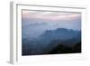 View from Mount Zwegabin at Sunrise, Hpa An, Kayin State (Karen State), Myanmar (Burma), Asia-Matthew Williams-Ellis-Framed Photographic Print