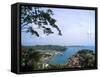 View from Mountain of St. Georges, Grenada, Caribbean-Bill Bachmann-Framed Stretched Canvas